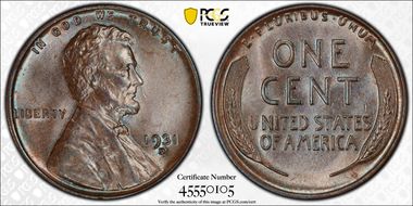 1931-D 1C MS62BN