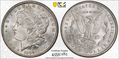 1889 $1 MS66+