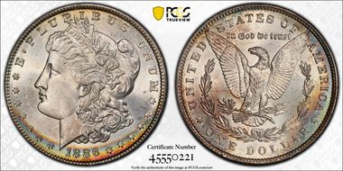 1886 $1 MS67