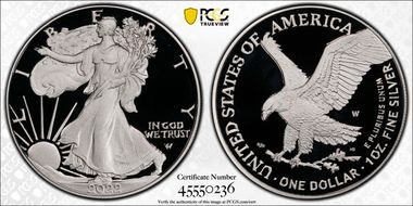 2022-W  $1 Silver Eagle First Strike PR70DCAM