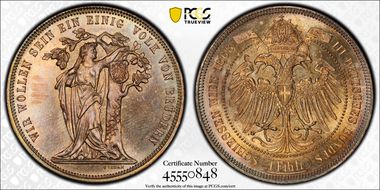 1868 (Thaler) Shooting Ag MS65