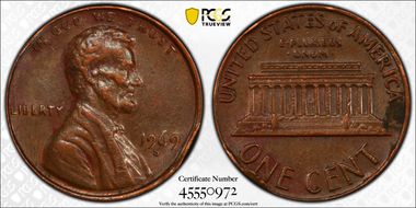 1969-S 1C Doubled Die, FS-101 N1BN