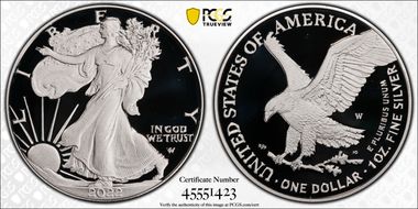 2022-W  $1 Silver Eagle First Strike PR69DCAM