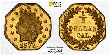 1872 G50C BG-938 MS64PL