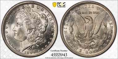 1891-O $1 MS64