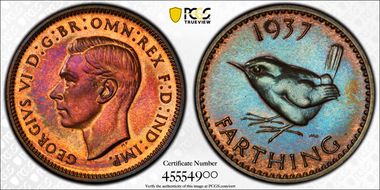 1937 1/4D S-4116 PR65RB