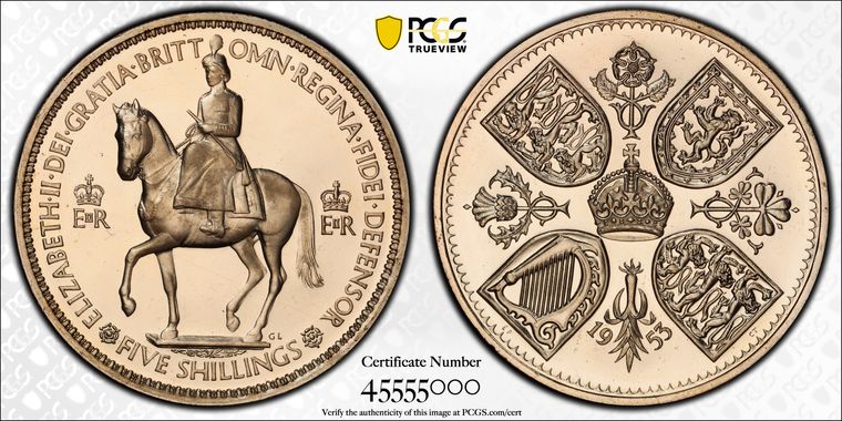 Cert 45555000 - Coin Image