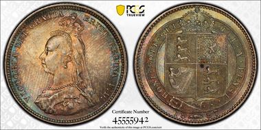 1887 Shil S-3926 Jubilee Head MS65