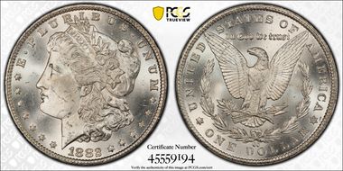 1882-CC $1 MS64+ 
