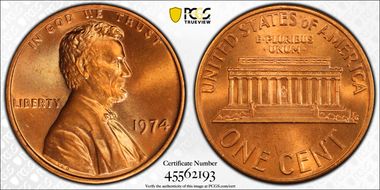 1974 1C MS65RD