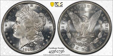1890-S $1 MS65
