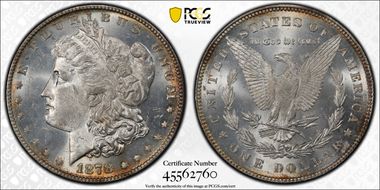 1878 7/8TF $1 Strong MS64