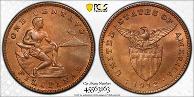 1912-S 1C MS65RB