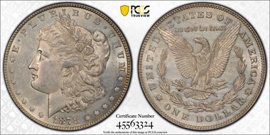 1878 7TF $1 Reverse of 1878 N1