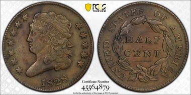 1828 1/2C 12 Stars N1BN