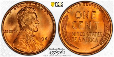 1941 1C MS67+ RD