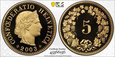 2003 B 5 Rap PR70DCAM