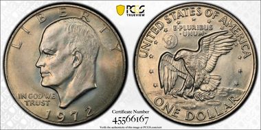 1972 $1 Type 3 MS66+