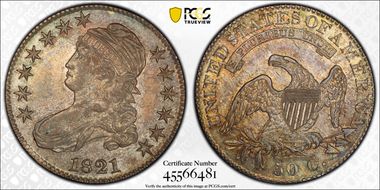 1821 50C O-106a AU55