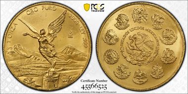 2000-Mo Onza Libertad Gold MS65
