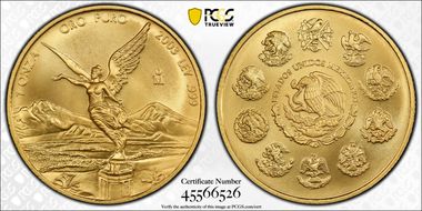 2003-Mo Onza Libertad Gold MS69
