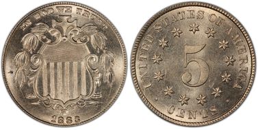 1883 5C Shield MS65+