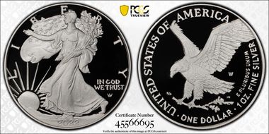 2022-W  $1 Silver Eagle Congratulations Set First Strike PR70DCAM