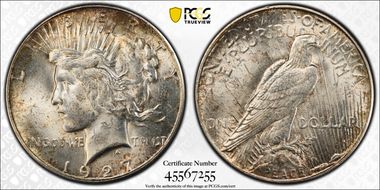 1927-S $1 MS63