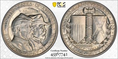 1936 50C Gettysburg MS65