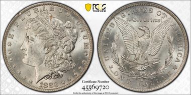 1883-O $1 MS62