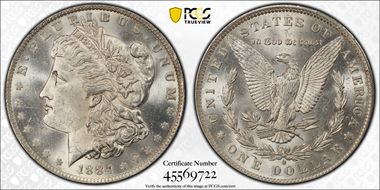 1884-O $1 MS64