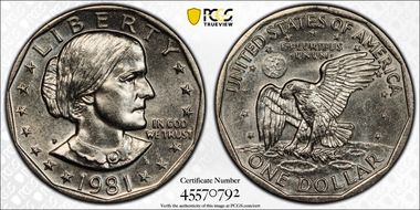 1981-P SBA$1 MS64