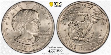 1979-P SBA$1 Wide Rim MS62