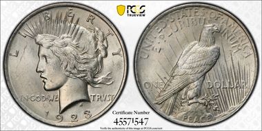 1923 $1 MS63