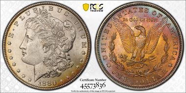 1880 $1 MS62