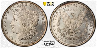 1881-O $1 MS63