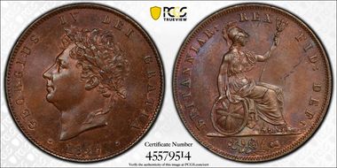 1827 1/2D S-3824 MS64BN