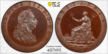 1797 1D S-3777 Bronzed Cu PR65