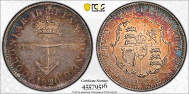 1820 $1/8 MS62