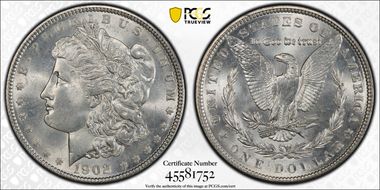 1902 $1 MS66