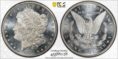 1884-CC $1 MS63PL