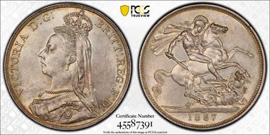 1887 Crown S-3921 MS63