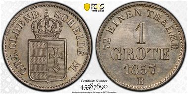 1857-B Groten MS65
