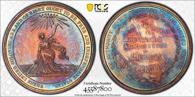 1876 SC$1 HK-20, US Centennial Expo MS64