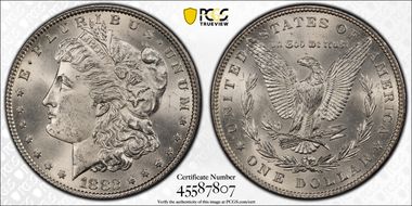 1882 $1 MS64