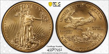 2020 $10 Gold Eagle MS69