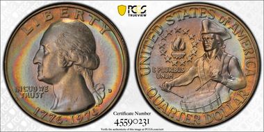 1976-D 25C Clad MS62