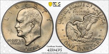 1974-D $1 MS65