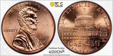 2009-D 1C Lincoln-Presidency MS67RD