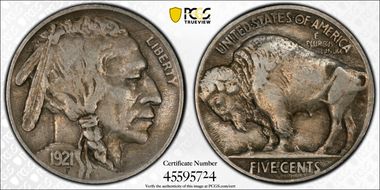 1921 5C 2 Feathers, FS-401 VF25